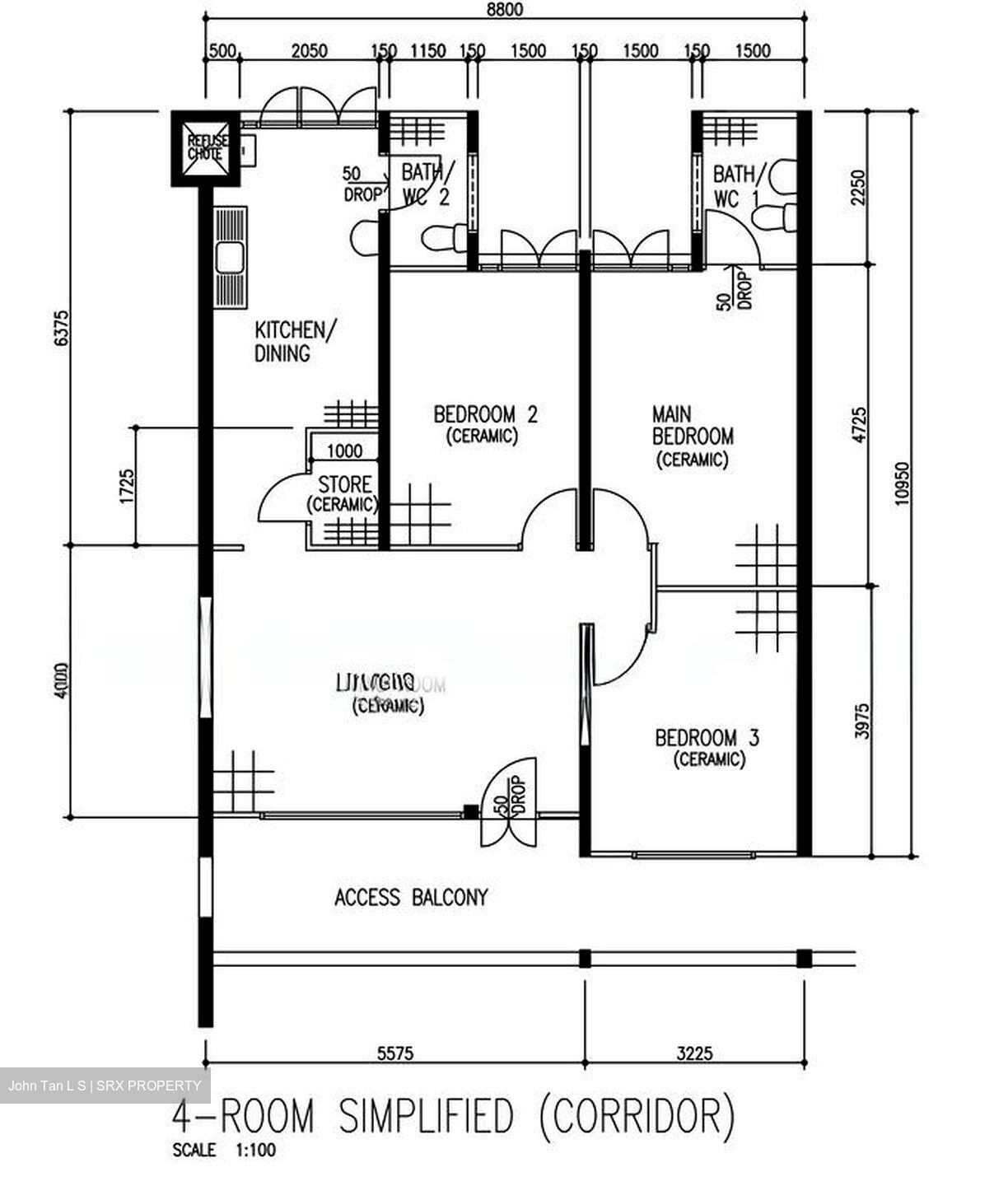 Blk 141 Eunos Spring (Bedok), HDB 4 Rooms #580227601